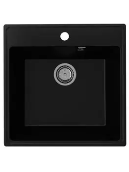 Кухонная мойка Ulgran Quartz Forte 505-07 уголь