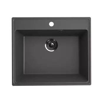 Кухонная мойка Ulgran Quartz Forte 580-09 мокрый асфальт