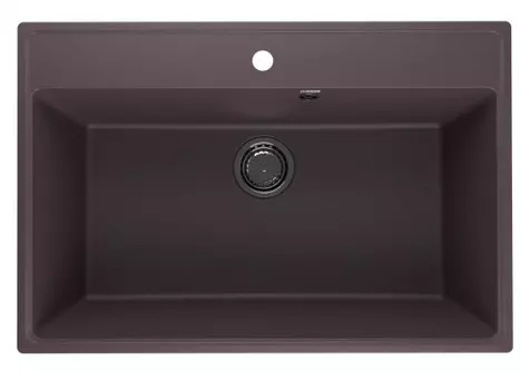 Кухонная мойка Ulgran Quartz Forte 760-06 трюфель