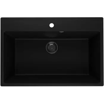 Кухонная мойка Ulgran Quartz Forte 760-07 уголь