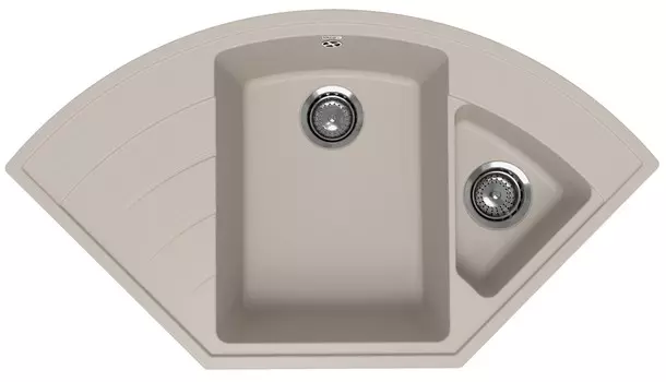 Кухонная мойка Ulgran Quartz Marta 1000-02 лен