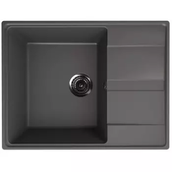 Кухонная мойка Ulgran Quartz Prima 650-09 мокрый асфальт