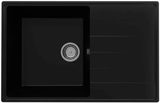 Кухонная мойка Ulgran Quartz Prima 780-07 уголь