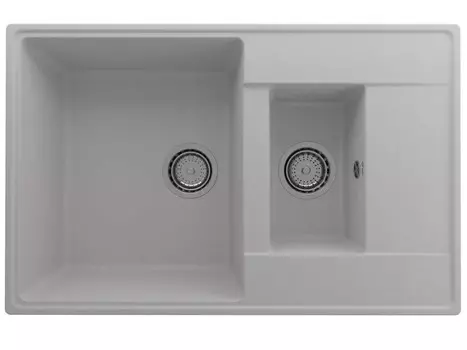 Кухонная мойка Ulgran Quartz Prima 780 15 K-04 платина