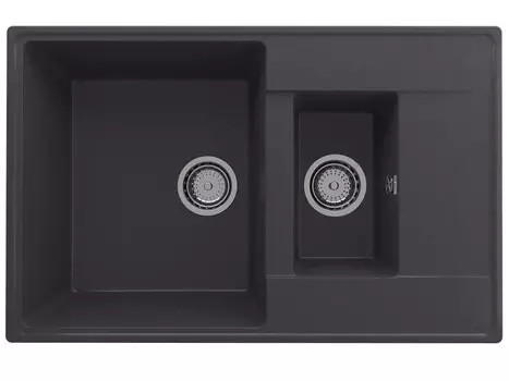 Кухонная мойка Ulgran Quartz Prima 780 1,5K-09 мокрый асфальт