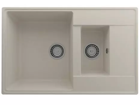 Кухонная мойка Ulgran Quartz Prima 780 1,5 K-02 лен