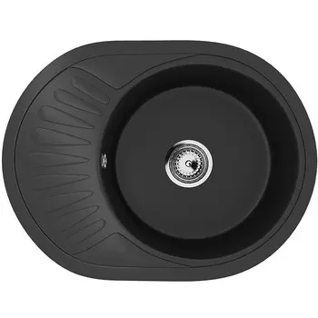 Кухонная мойка Ulgran U-107m-344 ультра-черный (344)