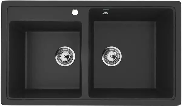 Кухонная мойка Ulgran U-200-344 ультра-черный