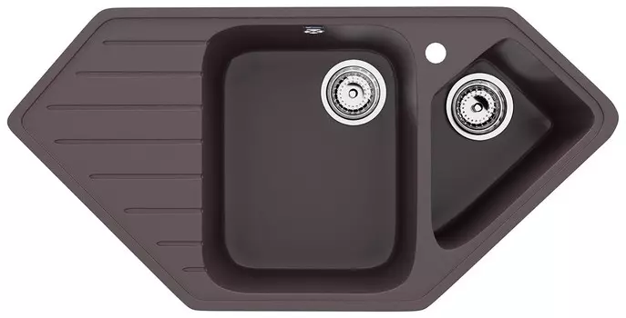 Кухонная мойка Ulgran U-409-345 шоколад