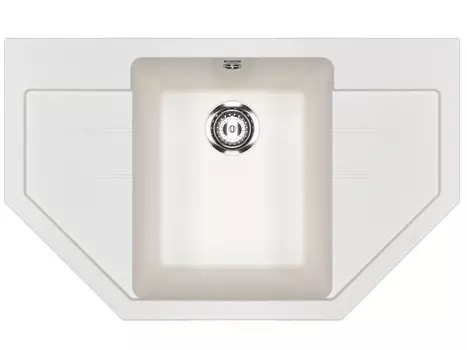 Кухонная мойка Ulgran U-609-341 ультра-белый