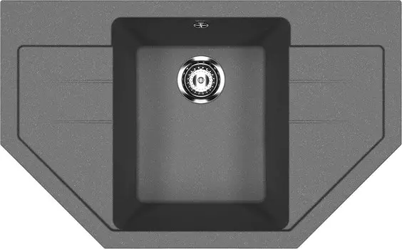 Кухонная мойка Ulgran U-609-343 антрацит