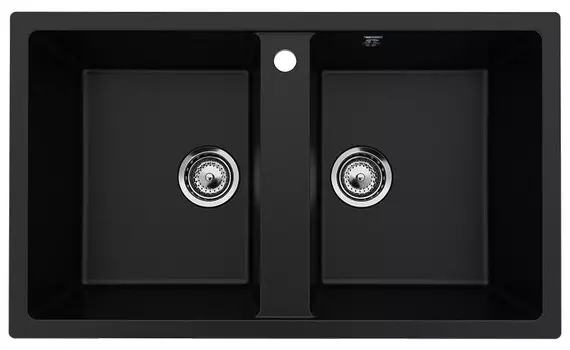 Кухонная мойка Ulgran U-708-344 ультра-черный