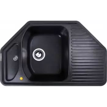 Кухонная мойка Zigmund & Shtain ECKIG 800 темная скала