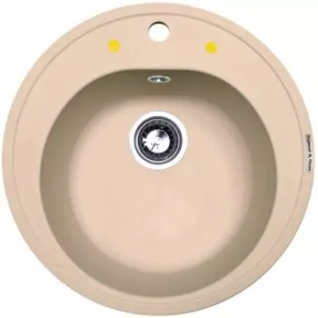 Кухонная мойка Zigmund & Shtain KREIS 505 топленое молоко