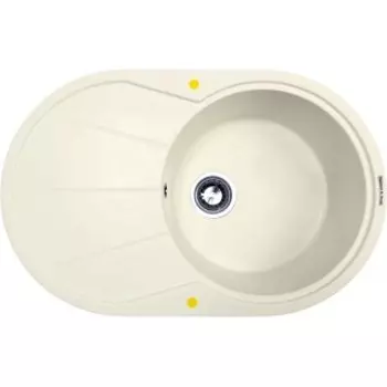 Кухонная мойка Zigmund & Shtain KREIS OV 770 B каменная соль