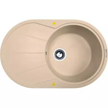 Кухонная мойка Zigmund & Shtain KREIS OV 770 B топленое молоко