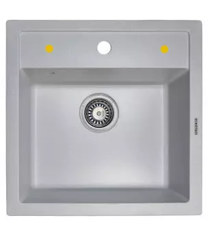 Кухонная мойка Zigmund & Shtain PLATZ 515 Серый шелк