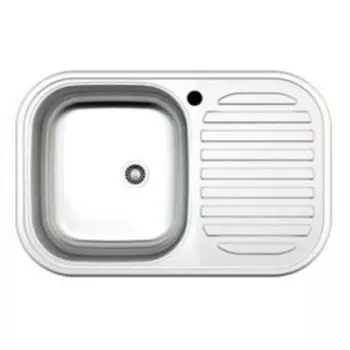 Кухонная мойка Zigmund &amp; Shtain RECHTECK 730.8 Linen (сифон)