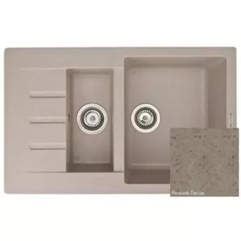 Кухонная мойка Zigmund & Shtain RECHTECK 775.2 речной песок