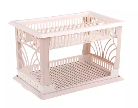 Кухонная принадлежность Альтернатива Мечта хозяйки N2 светло-бежевый (M7610) Сушилка для посуды