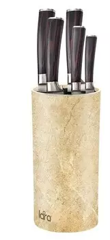 Кухонная принадлежность LARA LR05-103 Beige Подставка для ножей