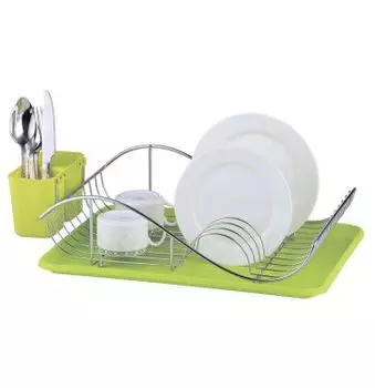 Кухонная принадлежность Zeidan Z-1170 зеленая Сушилка для посуды
