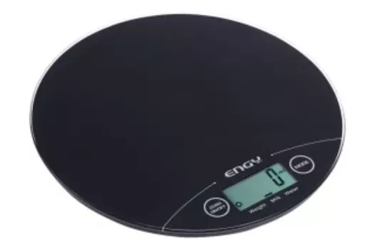 Кухонные весы Engy EN-403 круглые черные