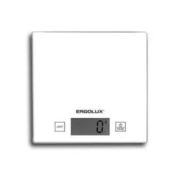 Кухонные весы Ergolux ELX-SK01-С01 белые