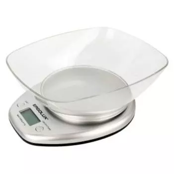 Кухонные весы Ergolux ELX-SK04-C03 серые металлик