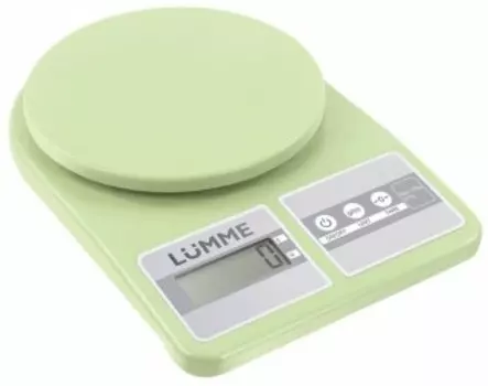 Кухонные весы Lumme LU-1348 зеленый нефрит