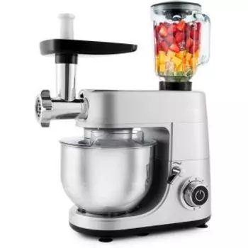 Кухонный комбайн Kitfort KT-1371 серебристый