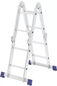 Лестница Сибртех 97879 (4х2, шарнирная алюминиевая)