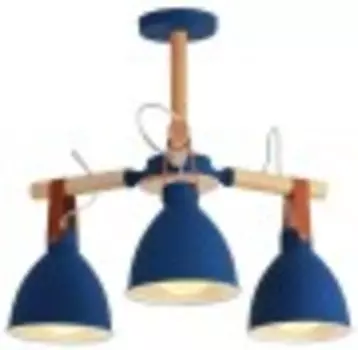 Люстра Hiper Funny H157-0 синий/дерево