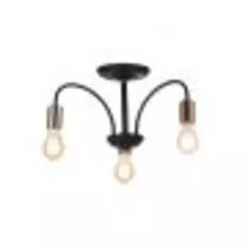 Люстра Hiper H004-3 Чёрный с золотом