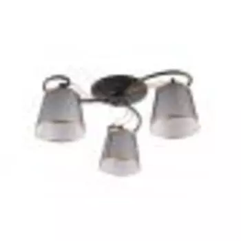 Люстра Hiper H055-3 черная/бронза