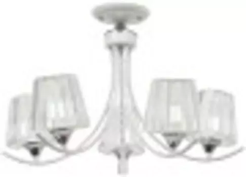 Люстра Hiper H218-5 белый/хром