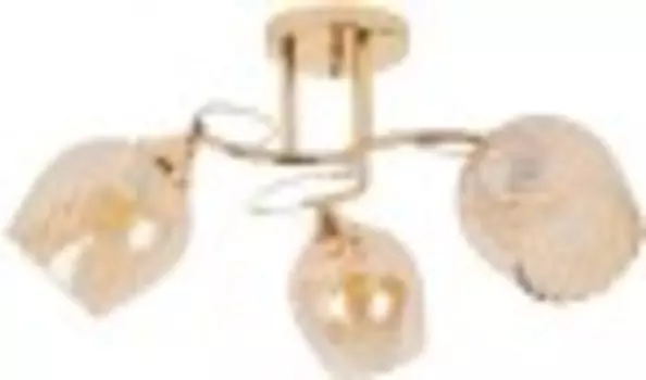 Люстра Hiper H221-3 янтарный/золотистый