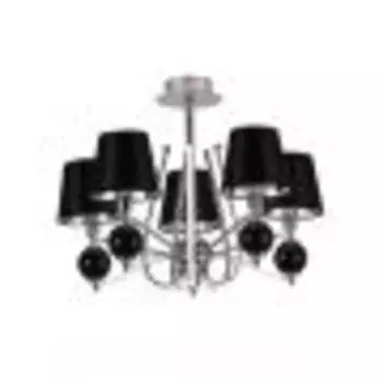 Люстра Hiper H809-5 5E2760Вт BLACK/CHROME