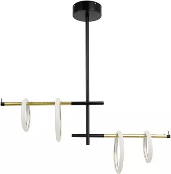 Люстра Hiper H847-0 черный/золото