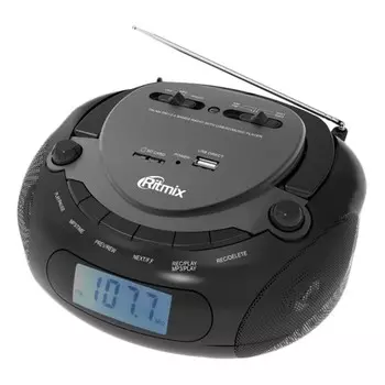 Магнитола Ritmix RBB-030BT черный/черный