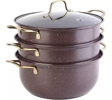 Мантоварка Mayer & Boch 31255 32см 2-х ярусная