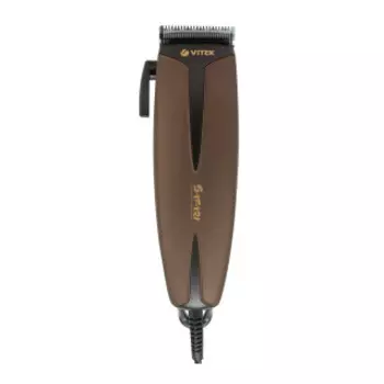 Машинка для стрижки Vitek VT-2512 коричневый/черный