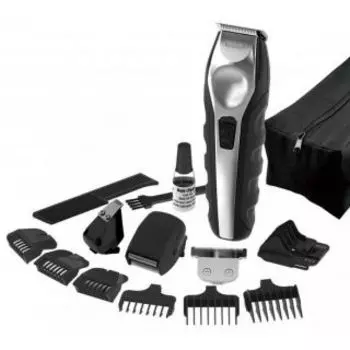 Машинка для стрижки Wahl Ergonomic Total Grooming Kit черный/серебристый (9888/1216)