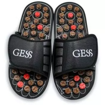 Массажер Gess uFoot 204 L черный/красный