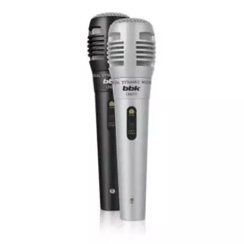 Микрофон BBK CM215 черный/серебристый