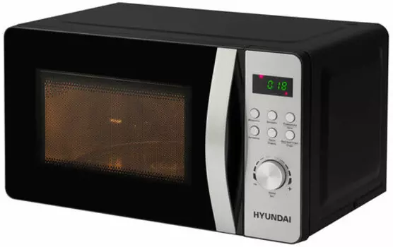 Микроволновая печь Hyundai HYM-D2074 черный/серебристый
