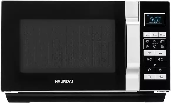 Микроволновая печь HYUNDAI HYM-D3044 черный/серебристый