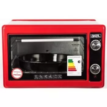 Мини-печь AKEL AF-720 красный