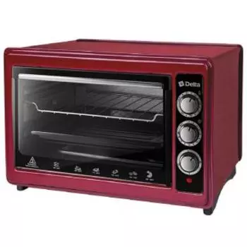 Мини-печь Delta D-0124 бордовая