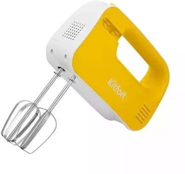 Миксер Kitfort KT-3417-1 бело-желтый